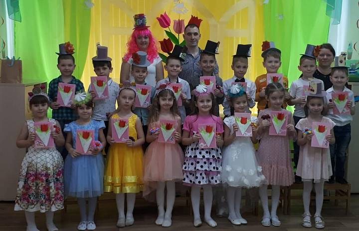 В МДОБУ детский сад прошли утренники, посвящённые 8 марта