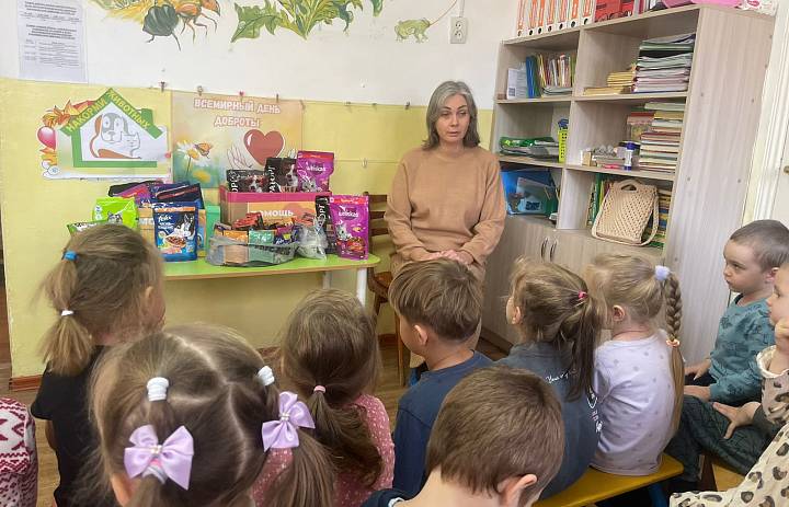 В нашем детском саду была проведена акция «Большая помощь маленькому другу»
